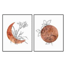 2 Piezas Tela No Tejida Hogar Colgante Pared Pintura Núcleo Inauguración Hogar Regalo