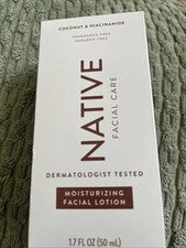 Loción facial hidratante Native Facial Care coco y niacinamida 1,7 OZ