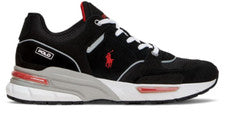 Polo Ralph Lauren Trackster 250 Hombre Entrenadores Negros - Sin Tapa Caja