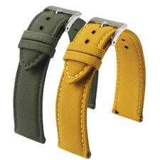 Correa de reloj de tela de vela impermeable de dos caras de nailon de 18 mm 19 mm 20 mm 21 mm 22 mm 24 mm