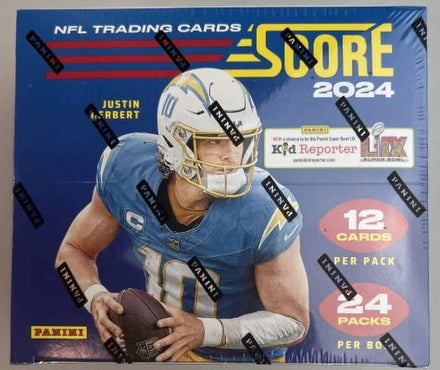 2024 Panini Score Football NFL, caja de 24 paquetes por caja