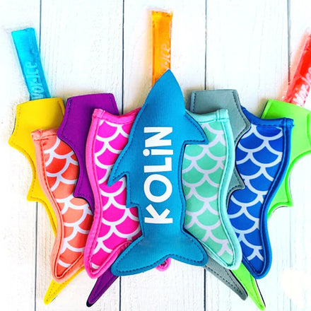Custom Made logo Printed Ice Pole Sleeve Promotional Neoprene Popsicle Holder