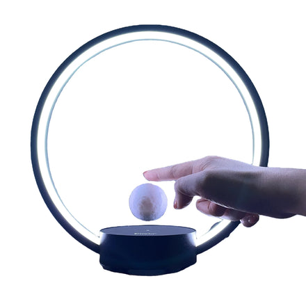 HCNT Magnetic Levitating Table Moon Lamp Circlo Floating Fly LED Eco-Friendly Geometry Pattern Women Gift Modern Home Decoration