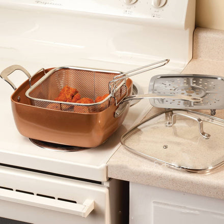 Customized Non Stick Chicken Roasting Aluminum Large Frying Baking Pan with Glass Lid