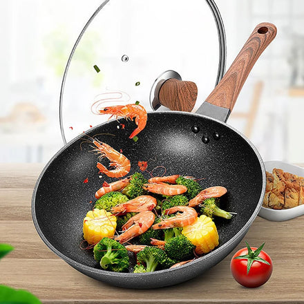 Wearever Cookware Long Best Granite Marble Ceramic Coated Camping Luxury Frying Roasting Kitchen Pans