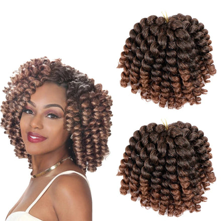 Wholesale Wand Curl Braiding 8 Inches Synthetic Crochet Braid Hair Curl Wand  Crochet Curly Braiding Hair