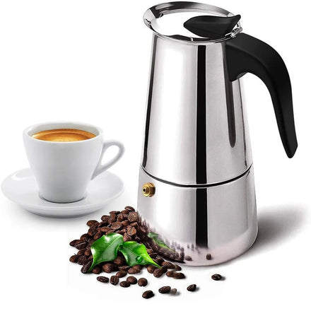 Travel Espresso Reusable Camping Italian Luxury Turkey Moka Stainless Steel Coffee Pot