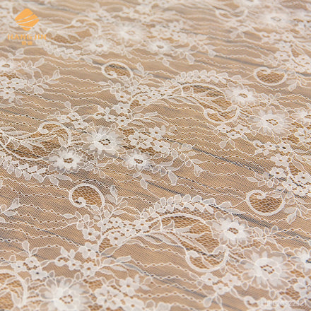 3d Floral Embroidery French Lace Fabric for Tutu Dress Bridal Veils Wedding Dress