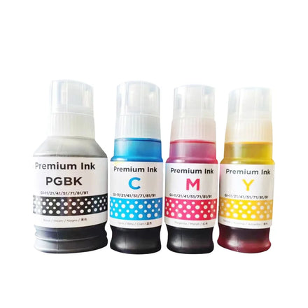 Tatrix GI-51 GI-21 GI41 GI 71 GI51 Refill Ink Compatible ink gi 51for Canon PIXMA G1520 G2520 G2560 Printing