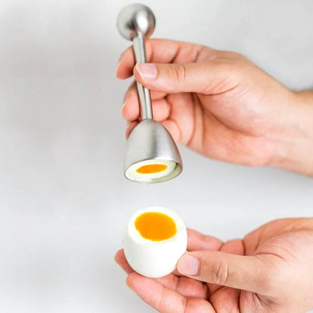 Trending White Kitchen Gadgets Strainer Divider Tool Steel Egg Yolk Separator Device