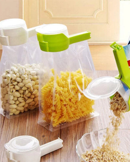 Multi Purpose Kitchen Seal Pour Airtight Custom Small Storage Food Plastic Bag Clip