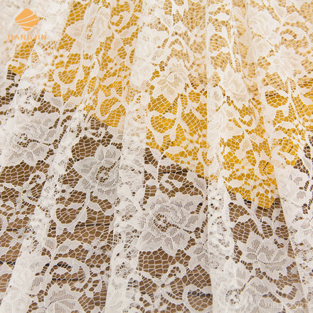 Embroidery 3D Bridal French Lace Fabric Floral Lace Fabric for Wedding Dress Bridal Veils