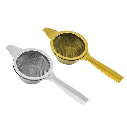 Custom Package Tea Strainer Mesh Matcha Sifter Elegant Stainless Steel Fine Mesh Strainer Powder Tea Sifter
