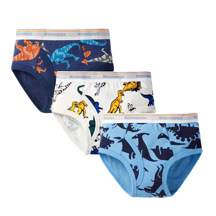 Wholesale Summer Multipack Little Boys' Soft 100% Cotton Boys Underwear Boxer Briefs RTKS-022