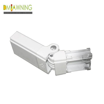 Aluminum Manual Modern Awning Chain Arm with LED Folding Arm and 5m Max Projection Coated Polyester Sail