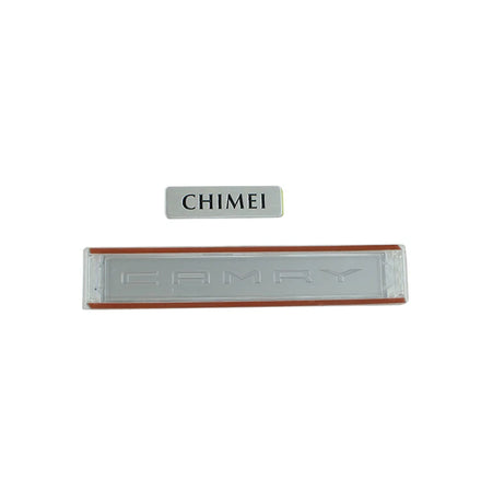 Customized Aluminum Logo Nameplate Car Emblem Badge Luxury Waterproof Adhesive Sticker Silk Screen Printed 1.5mm Household