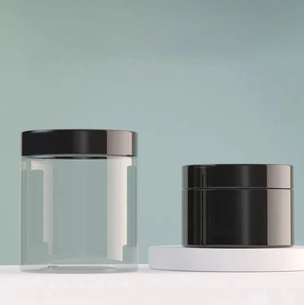 Eye Cream Containers 500ml Cosmetic Jars PET Plastic Cartons Frost Luxury Shampoo Bottles Silk Screen Printing