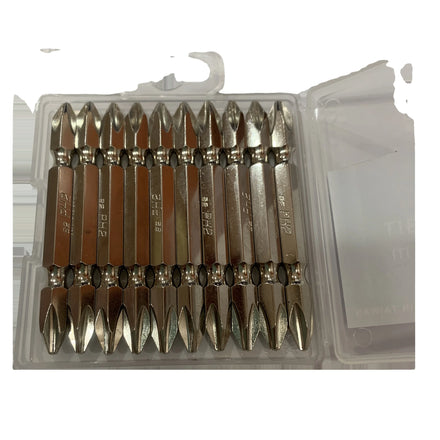 Taiwan Industrial Hand Power Impact Screwdriver Phillips Driver Bits S2 Steel Chrome Sand Blast Finish DIY OEM Mechanics Tool