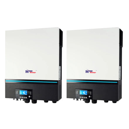 LV6548V*2 13000W 110V/220V MPP Solar Inverter 500VDC PV Input Single Output Pure Sine Wave 99% Efficiency Split Phase 3-Phase