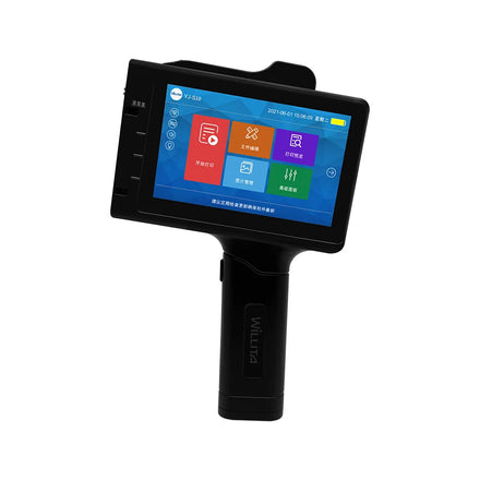 Portable LOGO QR Barcode Hand Jet Manual Printer Glass Plastic Bag Tube Bottle Wood Egg Ink Printer for Metal Inkjet Printer