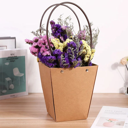 XJH Wholesale Portable Rose Bouquet Craft Paperboard Gift Packaging Boxes for Party Decorations and Florist's Flowers