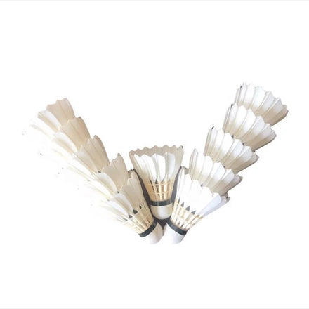 2021 Professional Badminton Ball Two-Layer Cork Head Class Duck Feather Shuttlecocks 74-79 Speed Tournament Level Indoor Use