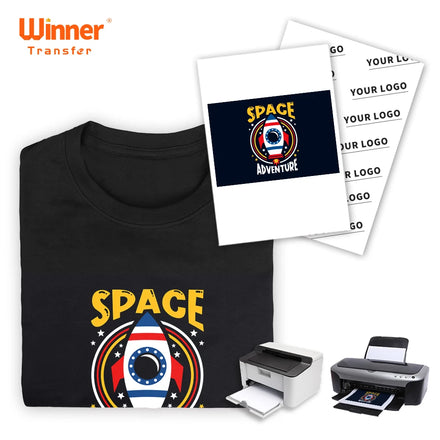 Winner Transfer US Best Selling 11x17 Heat Custom Thermal Transfer Paper for Dark Shirts for Compatible Printer
