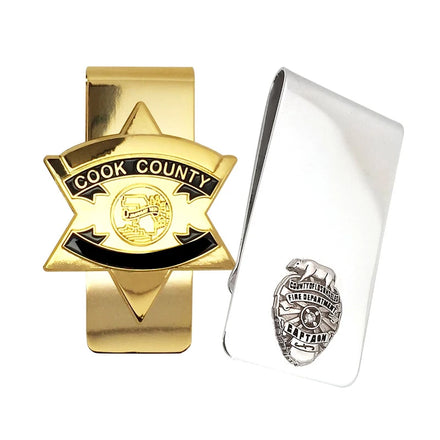 Custom Plain Blank Metal Promotional Slim Stainless Steel Billfold Money Clip
