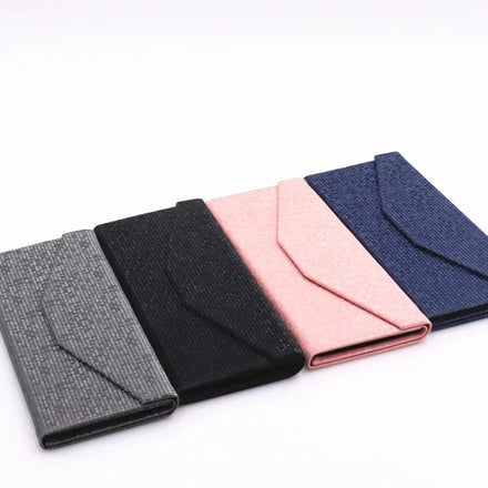 Wholesale Eyeglass Case Fashion Glitter Unique Glasses Case Sunglasses Packaging Luxury Eyewear Frame Leather Package
