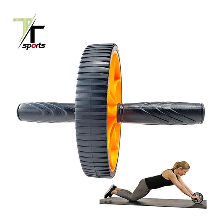 TTSPORTS PP TPR PVC+TPR Material 18cmD*24cmL 400g Unisex Abs Workout Abdominal Exercise Wheel