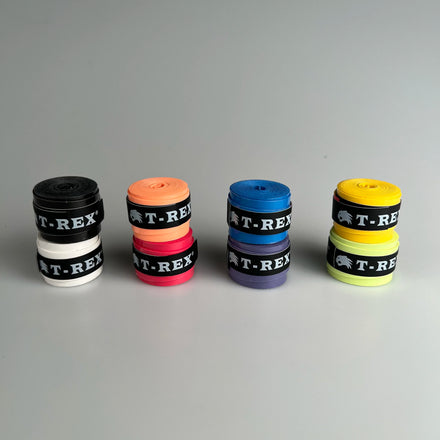 2024 Wholesale Cheap Price PU Material Sticky Anti-slip Dry Feel Tennis Racquet Overgrips Perforado