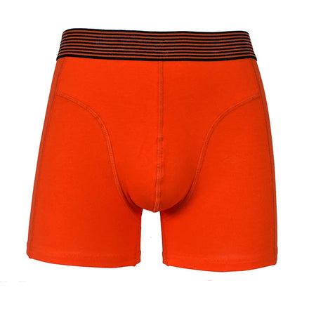 Custom Knitted Men's Cotton Spandex Boxer Briefs Soft Breathable Stretch Underwear Classic Fit Black Mens Boxer Briefs OEM