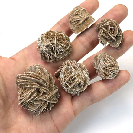 Hot Sale Morocco Sand Sahara Selenite Rose Gypsum Baryte Desert Rose Specimen Gemstone Healing Crystal