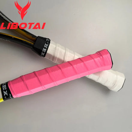 2024 Tennis Overgrip Dry Feel Non-slip Sticky PU Material Custom 20 Different Colors Available Brand Names LIBOTAI T-REX Taiwan