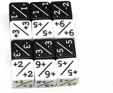 HS 16mm+/- White and Black Luxury 6-Sided Eco-Friendly Durable Acrylic Opaque Dice Cube with Custom Logo for Board Games