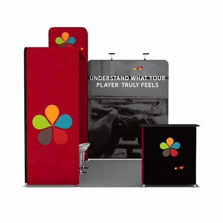 Wholesale Custom Modular Aluminum Tube 10x10 New Design Portable Exhibition Booth with Tension Fabric for Trade Shows