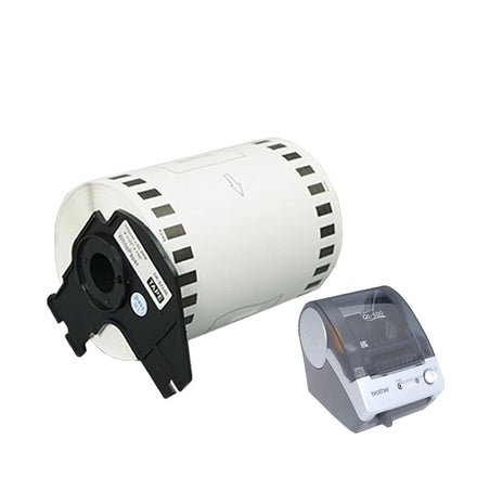 Tatrix DK22246 103mm*30.48m Black on White Shipping Label Thermal Paper Shipping Label Roll DK-22246 DK22246 for Brother Printer