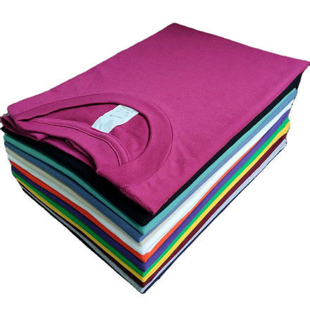 EU/US Size 180gsm 16 Colors 100% Cotton Unisex Customized logo Blank Men Plain T-shirt