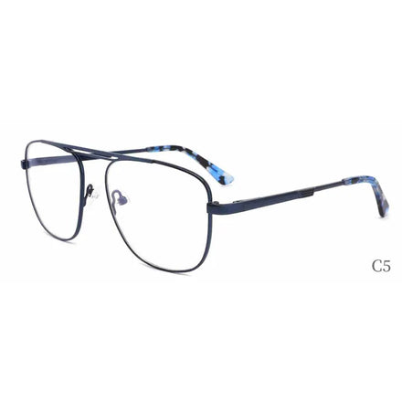 Wholesale Gold Retro Glasses with Clear Lens Fashionable Metal Optical Frame Eyeglasses