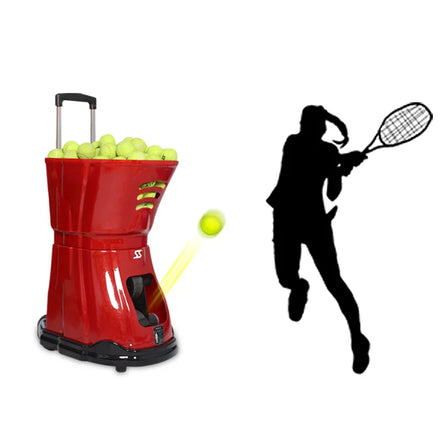 SS-S4015A SIBOASI Best Tennis Hitting Machine Ball Feeding Robot with APP 20-140km/h Speed 150 Balls Capacity