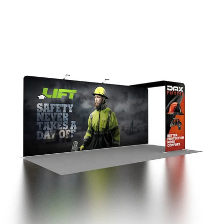 Hot Sale 10x20 Trade Show Advertising Booth New Design Modular Aluminum Frame Portable Dye Sublimation Excellent for Exhibitions