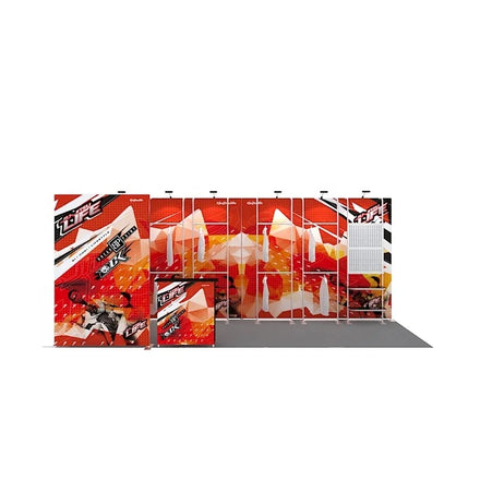 Hot Sales Custom Modular Aluminum Frame 10x20 Modern and Stylish Clothing Exhibition Fair Booth for Trade Shows and Tradeshows