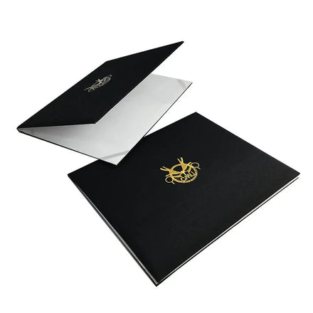 Manufacturer Bulk Pricing Custom Gold Logo Printed Paper Leather Certificate Covers