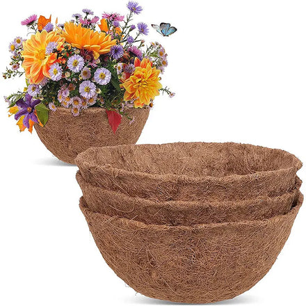 Best Quality Supplies Metal Stand Coconut Palm Plant Wall Food Hanging Coco Basket Liners
