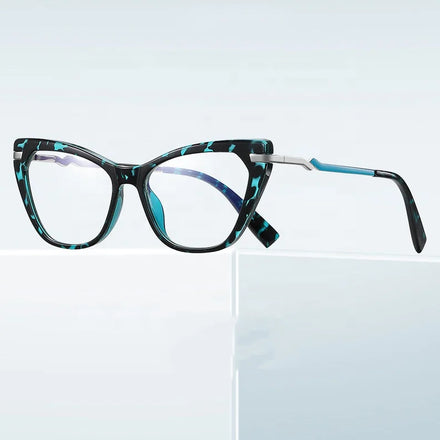 Jiuling Eyewear Cat Eye Black Tr90 Frame Reading Eye Glasses Fashion Women Luxury Optical Glasses Frame Lentes De Sol