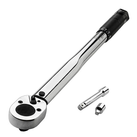 YUHANG 1/2-Inch Drive Carbon Steel Customizable Click Torque Wrench 10~150 Ft./lb. 13.6~203.5 N/m for DIY and OEM
