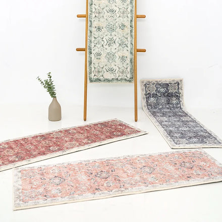 Wholesale Bohemian Retro Tassel Carpet Bedroom Bedside Multi Color Long Rug Anti Slip Rug for Living Room Area Rug