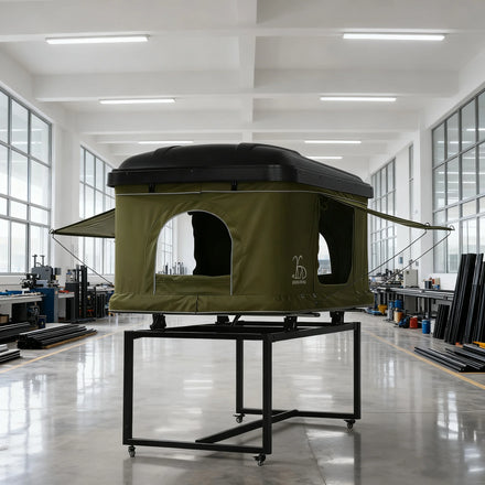 Summertime Overland Vehicle Systems Comfortable Hard Shell Rooftop Tent Queen-size