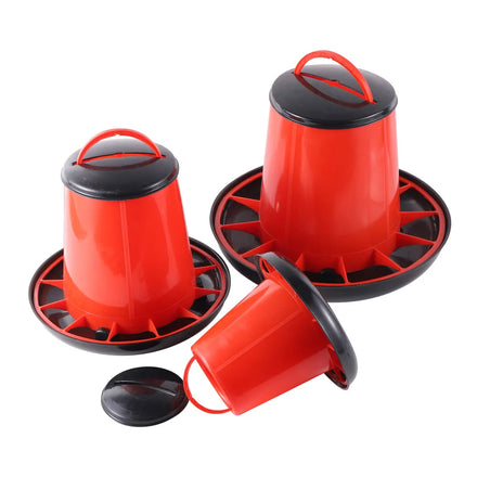 1.5kg 3kg 6kg Quality Chicken Automatic Feeder Chicken Feeding Bucket Poultry Animal Feeding Tools