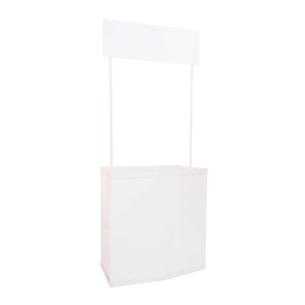 Promo Advertising Portable Aluminum & Plastic/Abs Foldable Display Promotion Counter Stand Popular PP New Design